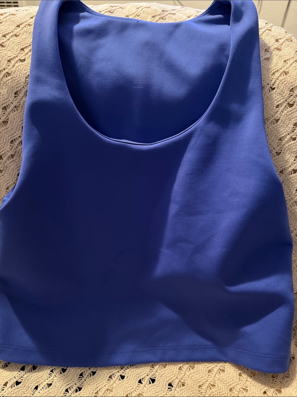 Girlfriend Collective Laguna Bella Scoop Tank size small